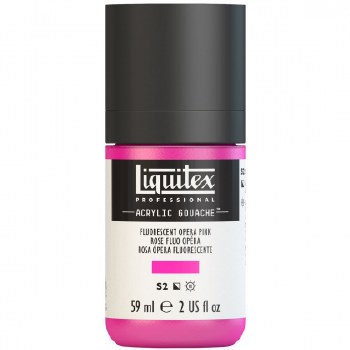 Liquitex Acrylic Gouache 59ml Fluorescent Opera Pink