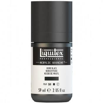 Liquitex Acrylic Gouache 59ml Ivory Black
