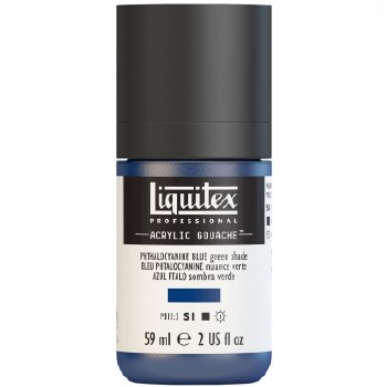 Liquitex Acrylic Gouache 59ml Phthalo Blue Green Shade