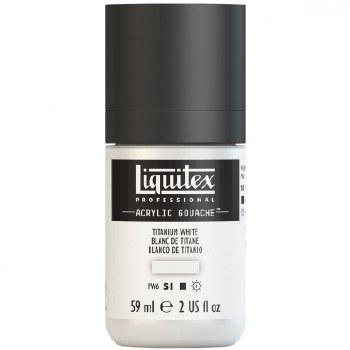 Liquitex Acrylic Gouache 59ml Titanium White