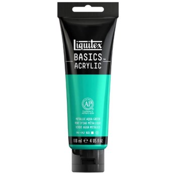 Liquitex Basic 118ml Metallic Aqua Green