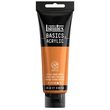 Liquitex Basic 118ml Metallic Burnt Orange