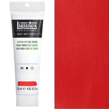 Liquitex Heavy Body 138ml Cadmium-Free Red Medium