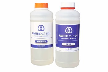 MasterCast 1-2-1 Clear Art Coating Resin 2kg Kit