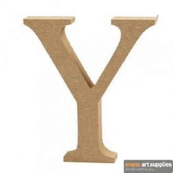 MDF Letter 13cm - Y