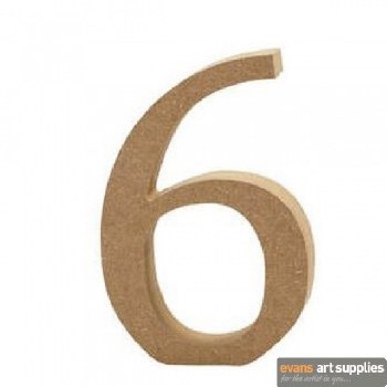 MDF Number 13cm - 6