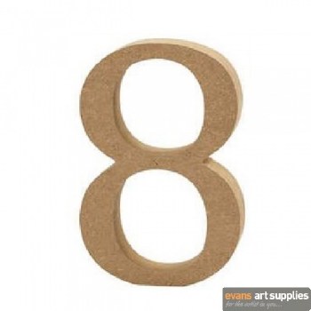 MDF Number 13cm - 8