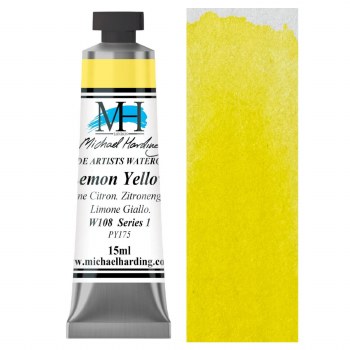 Michael Harding Watercolour 15ml - Lemon Yellow (108)