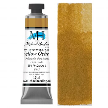 Michael Harding Watercolour 15ml - Yellow Ochre (119)
