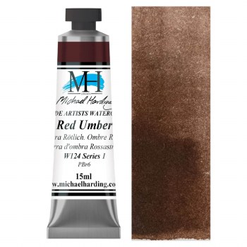 Michael Harding Watercolour 15ml - Red Umber (124)