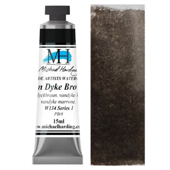 Michael Harding Watercolour 15ml - Van Dyke Brown (134)