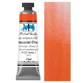 Michael Harding Watercolour 15ml - Permanent Orange (222)