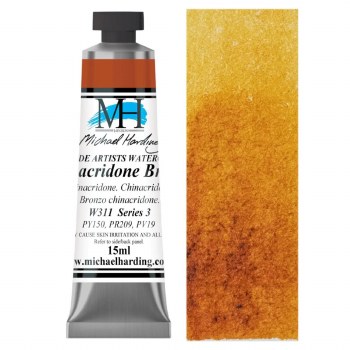Michael Harding Watercolour 15ml - Quinacridone Bronze (311)