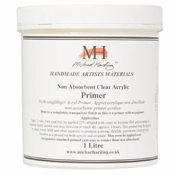 Michael Harding 1L Non Absobent Acrylic Primer Clear