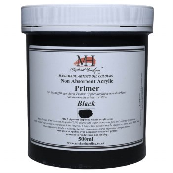 Michael Harding 500ml Non Absorbent Acrylic Primer - Black