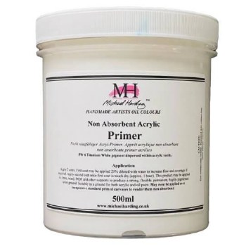 Michael Harding 500ml Non Absorbent Acrylic Primer - White