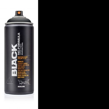 Montana Black 400ml Spray Paint - Black