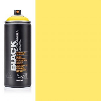 Montana Black 400ml Spray Paint - Power Yellow