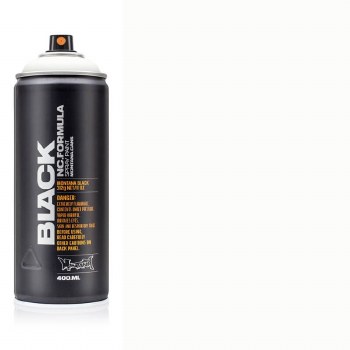 Montana Black 400ml Spray Paint - White