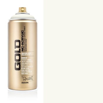 Montana Gold 400ml Spray Paint - Shock White Cream