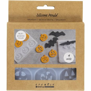 Mould Silicone - Bats & Pumpkins