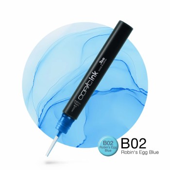 Copic Ink B02 Robin's Egg Blue
