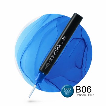 Copic Ink B06 Peacock Blue