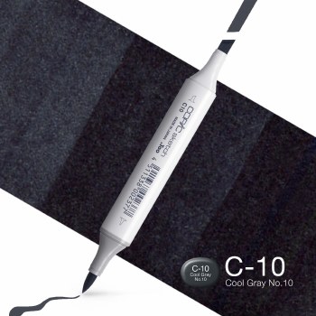 Copic Sketch C10 Cool Gray 10