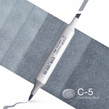 Copic Sketch C5 Cool Gray 5