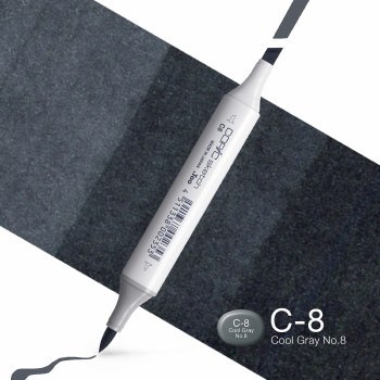 Copic Sketch C8 Cool Gray 8