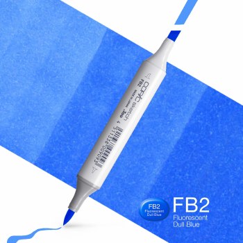 Copic Sketch FB2 Fluorescent Dull Blue