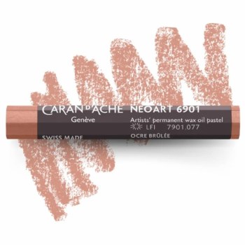 Neoart 6901 Wax Oil Pastel - Burnt Ochre 077