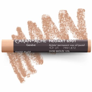 Neoart 6901 Wax Oil Pastel - Burnt Ochre 10% 872
