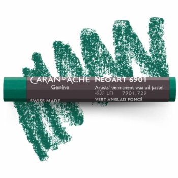 Neoart 6901 Wax Oil Pastel - Dark English Green 729