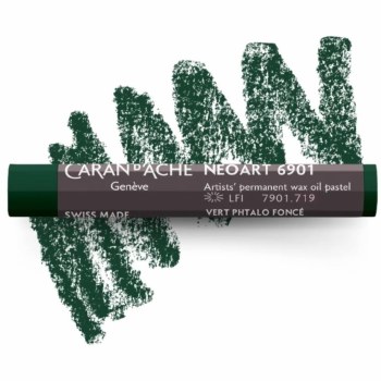 Neoart 6901 Wax Oil Pastel - Dark Phthalocyanine Green 719