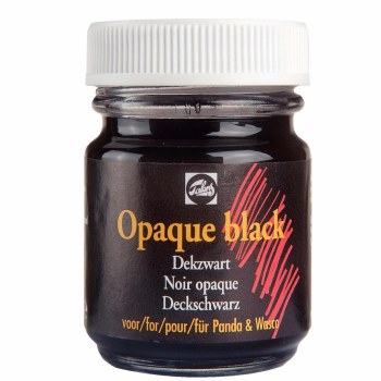 Royal Talens Opaque black jar 50 ml