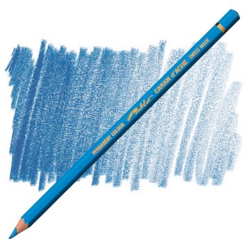 Caran D'Ache Pablo Water-Resistant Coloured Pencil - Blue Jeans 155