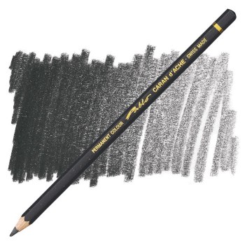 Caran D'Ache Pablo Water-Resistant Coloured Pencil - Ivory Black 496
