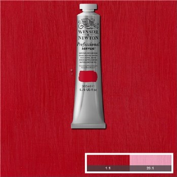 Winsor & Newton Professional Acrylic 200ml Naphthol Red Medium
