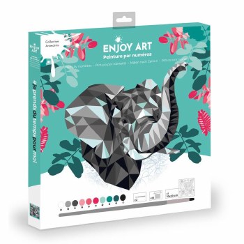 Paint by Numbers 30x30cm Elephant