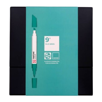 Talens | Pantone marker set 9x Blue Green - *1 week extra lead time*