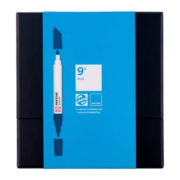 Talens | Pantone marker set 9x Blue - *1 week extra  lead time*