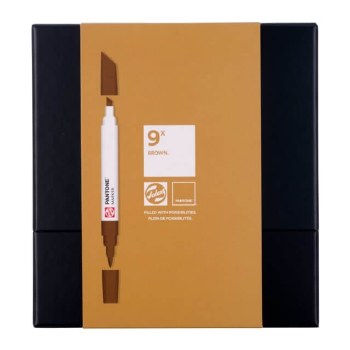 Talens | Pantone marker set 9x Brown - *1 week extra lead time*