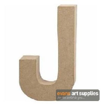 Papier Mache Large Letter J