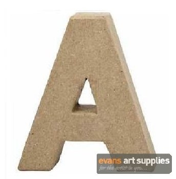 Papier Mache Small Letter A