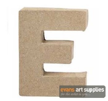 Papier Mache Small Letter E