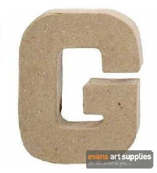 Papier Mache Small Letter G