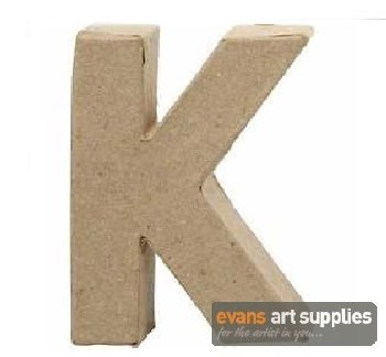 Papier Mache Small Letter K