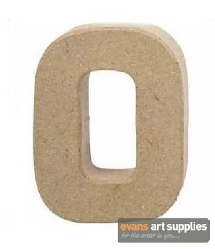 Papier Mache Small Letter O