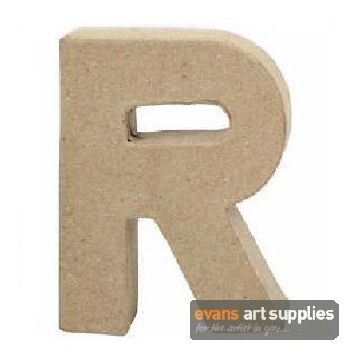 Papier Mache Small Letter R